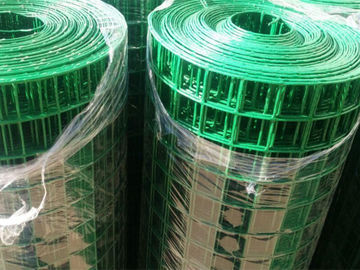 الصين بولي كلوريد الفينيل PVC البلاستيك المغلفة ملحومة شبكة سلكية لوحات رولز لصنع سرطان البحر فخ المزود